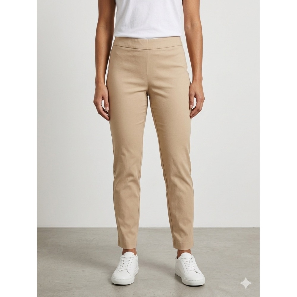 Chicos So Slimming Brigitte Slim Leg Ankle Pants Sand Tan 2R US